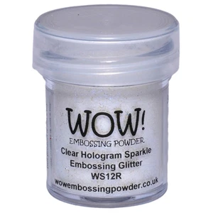 WOW! Embossing Powder 15ml-Clear Hologram Sparkle - WOW-WS12R - Bild 1 von 1