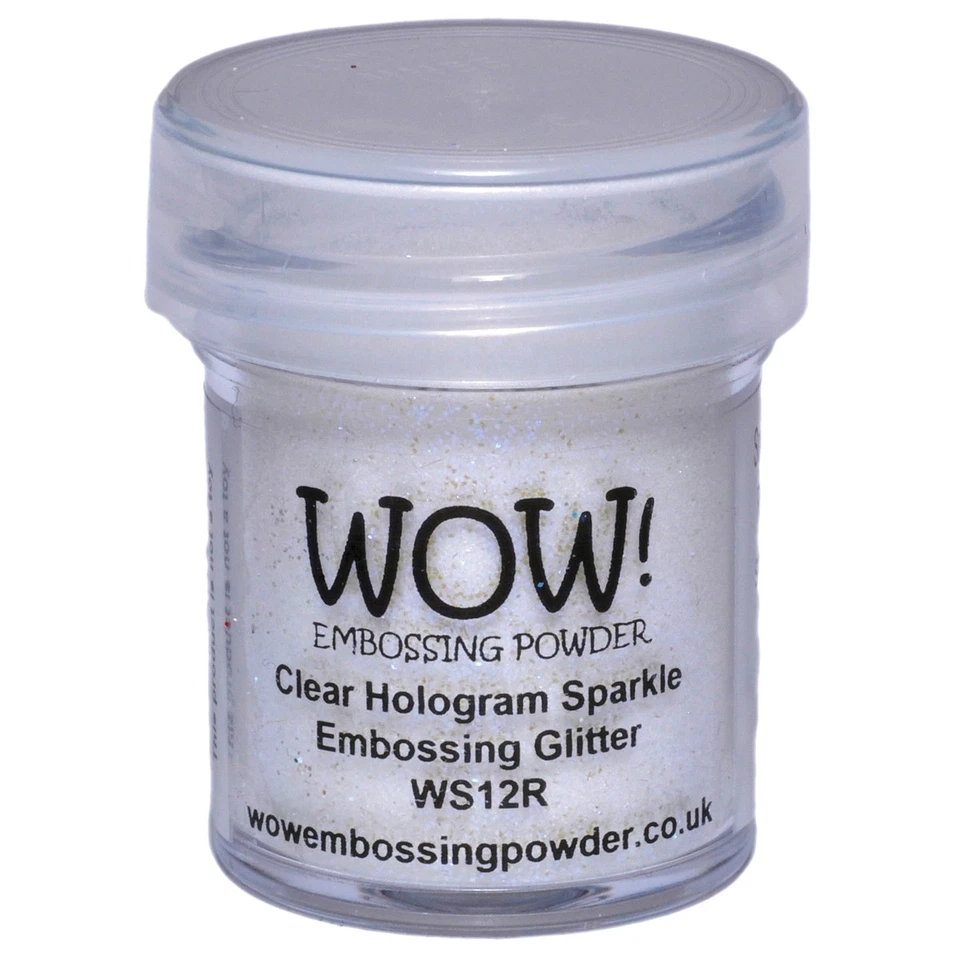 WOW! Embossing Powder 15ml-Clear Hologram Sparkle - WOW-WS12R - Bild 1 von 1