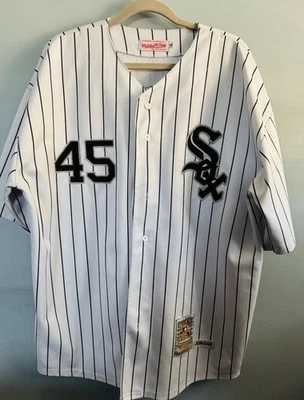 Michael Jordan 45 Chicago White Sox Jersey 2XL Mitchell & Ness Made in USA Vtg - Image 1 of 4