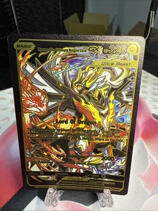 Kyurem The Ultimate Dragon Lord GX Hp326 Fan Art Display Black And Red Foil ๐ฅ๐ฅ - Picture 1 of 2