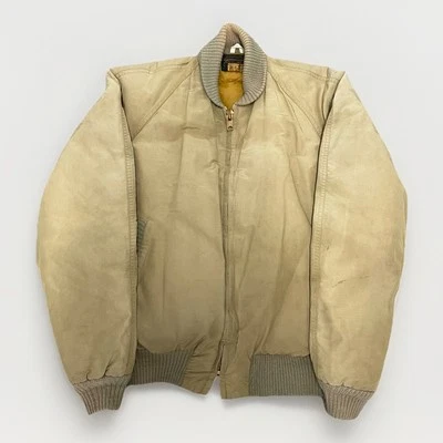 Abrigo acolchado vintage Eddie Bauer plumón de ganso chaqueta con cremallera para hombre 21x26 Foto 1 de 4