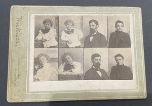 Cabinet Card Photomontage Thumbnail Composite WICKISER Springfield MO Polytych - Picture 1 of 4