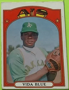 Tarjeta de béisbol 1972 Topps #169 Vida azul (Oakland Athletics) - Imagen 1 de 4