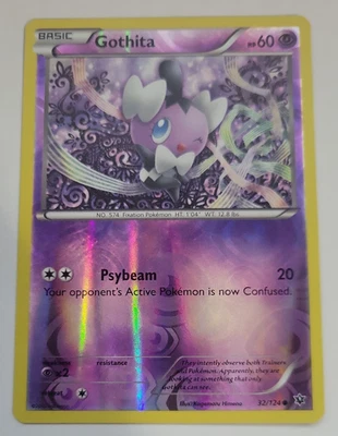 2016 Pokemon Fates Collide #32 Gothita Reverse Holo Near Mint to Mint Condition - Image 1 of 2