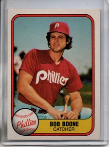 1981 FLEER BOB BOONE ( NM/MT OR BETTER )