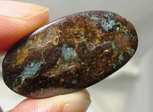 Schöner 20,3 Karat Boulder Opal Cabochon Freiform - Australien - Bild 1 von 5