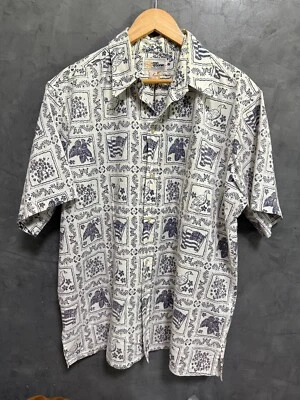 Reyn Spooner Hawaiian Reverse Print Shirt XL - Image 1 of 4