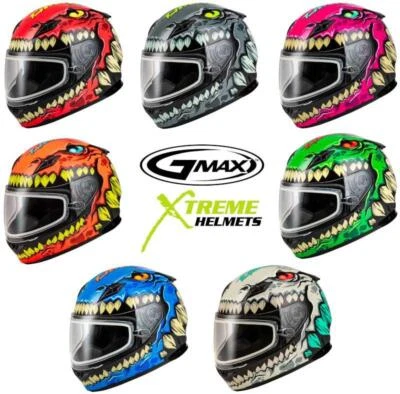 GMAX GM-49Y Casco de Nieve Juvenil Cara Completa Motocicleta Antiniebla Ligero Talla S-L Foto 1 de 2
