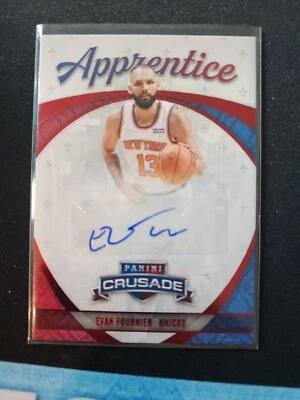 EVAN FOURNIER AUTO 2021-22 PANINI CHRONICLES EXCALIBUR APPRENTICE RED #APP-EVF - Image 1 of 2