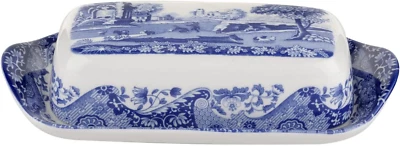 Plato de mantequilla Spode Blue Italian Collection | Hecho de porcelana | Plato de mantequilla con Foto 1 de 4