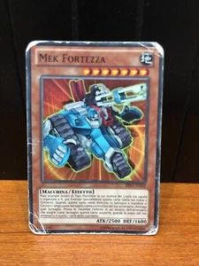 CARTA YU-GI-OH! MEK FORTEZZA BP01-IT022 RARA ITALIANO - Imagen 1 de 2
