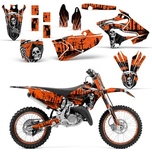 Graphic Decals + NPS + RIM For Yamaha YZ125 YZ250 2015-2021 REAPER2 O - Picture 1 of 3