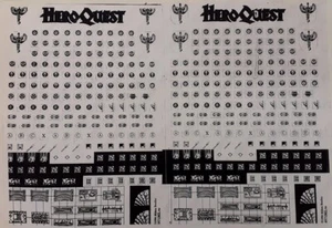 Copia de hoja de pegatina de diseño de misión de héroe para mapas de diseño de misión de héroe - Imagen 1 de 1