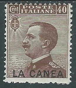 1907-12 LEVANTE LA CANEA EFFIGIE 40 CENT MH * - RA10-6 - Imagen 1 de 1