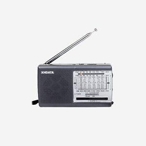 XHDATA D-219 Portable Gray radio  FM/AM/SW Shortwave 11 Bands Receiver Gift