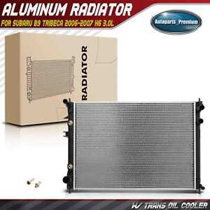 Radiator w/ Transmission Oil Cooler for Subaru B9 Tribeca 2006-2007 H6 3.0L Auto