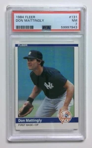 1984 Fleer #131 Don Mattingly New York Yankees PSA 7 - Picture 1 of 1