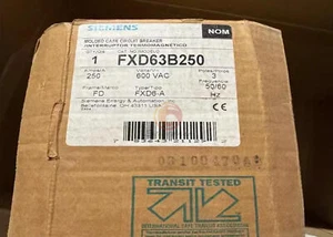 ONE NEW Siemens Circuit breaker FXD63B250 - Picture 1 of 5