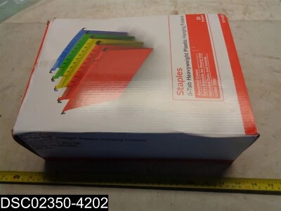 ST13324 Grapas 20 Piezas 5 Pestañas Colores Surtidos Tamaño Carta Carpetas Colgantes Foto 1 de 3