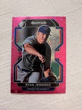 2022 Panini Prizm Draft Picks Baseball NEON PINK VELOCITY PRIZMS