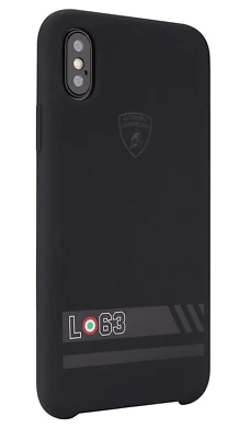 Custodia posteriore in silicone originale Lamborghini Huracan-D13 per iPhone X e iPhone XS - Immagine 1 di 2