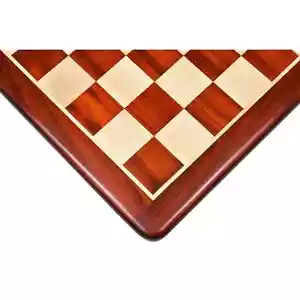 21" Bud Rosewood & Maple Wood Chess board with 55 mm Wooden Square - Bild 1 von 6