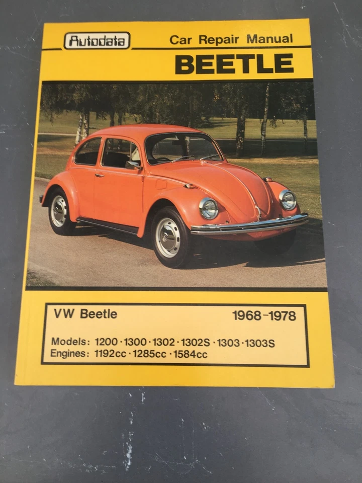 Auto data 1978 Car Repair Manual Beetle 1968-1978  Vgc - Image 1 of 1