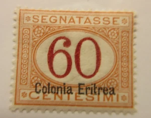 ERITREA, Scott: J7a, MLH, Lote 28, Cat $24 - Imagen 1 de 1