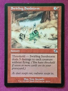 Magic The Gathering JUDGMENT SWIRLING SANDSTORM red card MTG - Picture 1 of 2