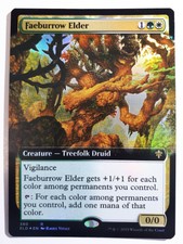 Faeburrow Elder EXTENDED FOIL - Throne of Eldraine (Magic/MTG) NM/LP