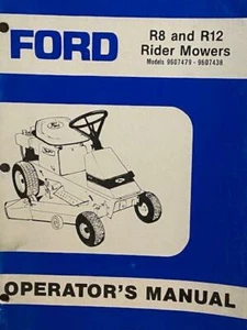 Cortadoras de césped Ford R8 y R12 9607479 - 97607438 manual del operador - Imagen 1 de 1