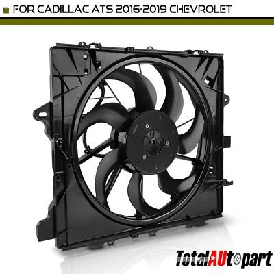 Radiator Fan Assembly with Brushless Motor for Chevrolet Camaro Cadillac ATS CTS - Image 1 of 4