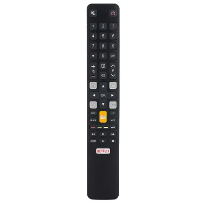 Télécommande neuve d'origine RC802N YLI4 pour lecteur Smart TV LCD TCL HRC802N - Photo 1/4