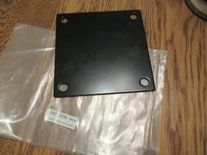 Negro 2.5 Barandilla Metal Base Mount 4 Hole Plate 5 1/4" NIP - Imagen 1 de 3
