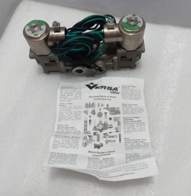 Versa VGG-4322-316-XN-A120 4-Way Valve Max.BAR 12 Min.BAR 1.4 V/Hz 120/60 - Image 1 of 4