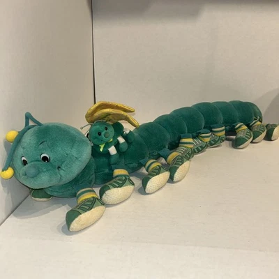 Lots-a-Lots-a-Leggggggs plush caterpillar 1984 by Commonwealth 20 LEGS - Image 1 of 4
