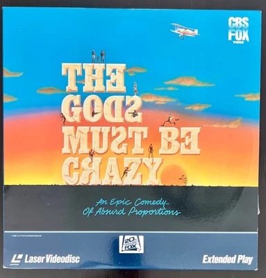 The Gods Must Be Crazy Laserdisc 1980 Movie, Comedy, Excellent Foto 1 de 4