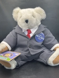 Vermont Teddy Bear. 2008 Presidential Palin McCain Teddy Bear. - Picture 1 of 8