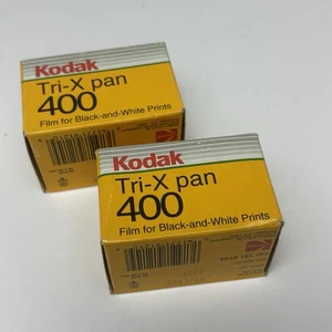 2 rolls 35mm Kodak Tri-X pan 400 Black and White 135 35mm film, Expired 1999 - Picture 1 of 2