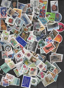USA Used Stamps 100 Different Stamps from 2022 to 25 off paper VF - Picture 1 of 1