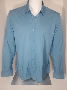 Camisa Hombre Colección Clásica Azul Mediana Abotonada - Imagen 1 de 8