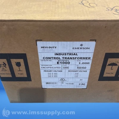Emerson E1000 Control Transformer FNOB - Image 1 of 4