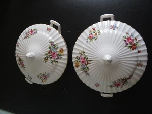 Set of 2 Royal Worcester Roanoke lidded serving bowls no signs of use - Picture 1 of 6