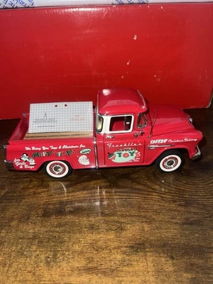 1998 Franklin Mint Christmas Truck 1956 Chevrolet - Image 1 of 4