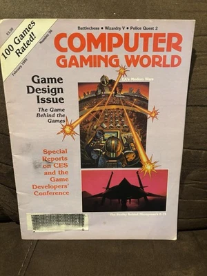 Computer Gaming World PC Game Magazine #56 Feb 1989 The Game Behind The Games - Image 1 of 4