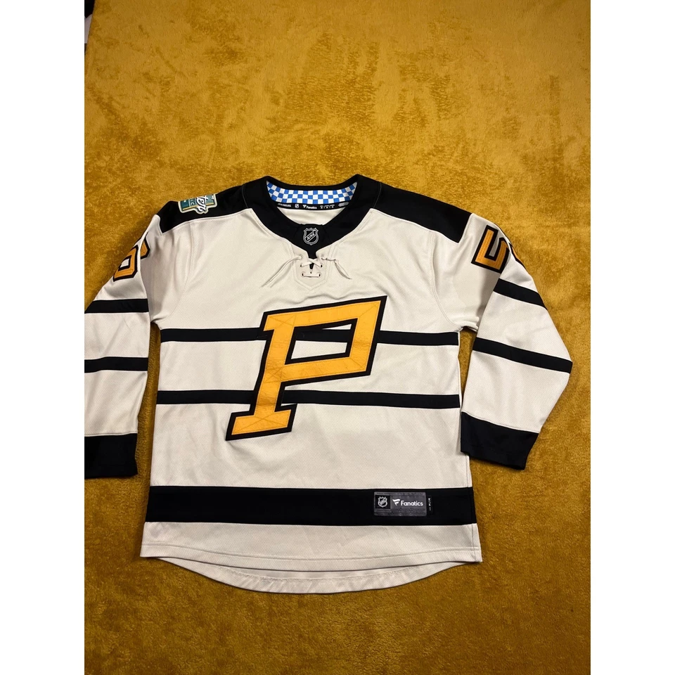 Camiseta deportiva de hockey Pittsburgh Penguins 59 GUENTZEL fanáticos hombres M invierno clásico 2023 Foto 1 de 4