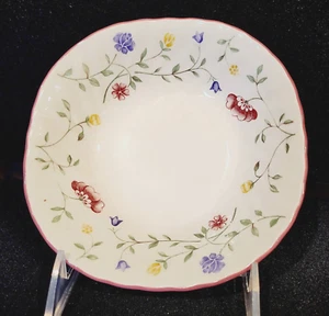 JOHNSON BROTHERS SQUARE CEREAL BOWL SUMMER CHINTZ BY JULIE HOLLAND ENGLAND - Picture 1 of 2