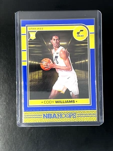 2024-25 Panini Nba Hoops - Rookies Cody Williams #240 Blue (RC) - Picture 1 of 2