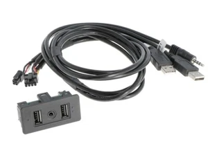 für Mercedes Vito V447 doppel 2-fach USB Buchse zum Anschluss an Nachrüstradios - Bild 1 von 5