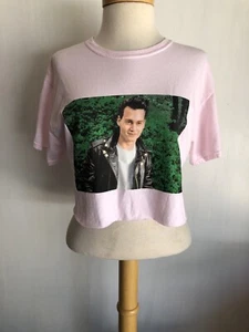 CRY BABY x JOHNNY DEPP (2020) Official NWT Women's Pink Crop Top T-Shirt S/M M/L - Picture 1 of 5
